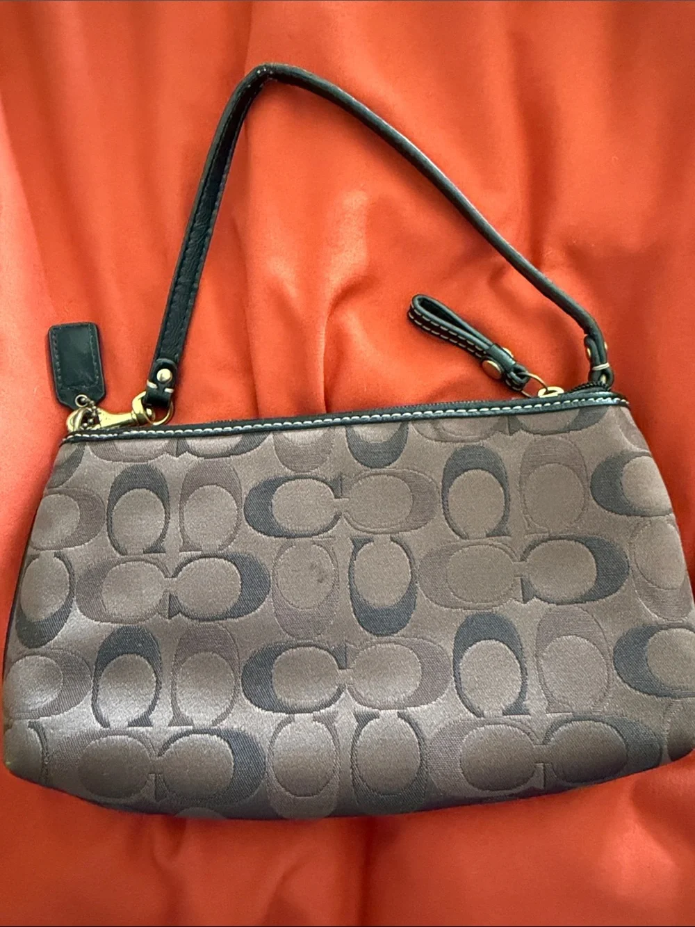 Coach compact wristlet